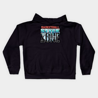 Basketball Style Zone Kids Hoodie